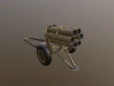 Nebelwerfer 41 Sand camo - Afrika 3D model