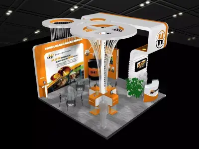 Exhibition - Area - 6X6-3DMAX2012-03 3D model