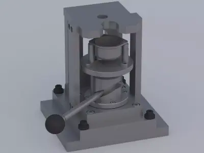Drilling assembly machine 3D model