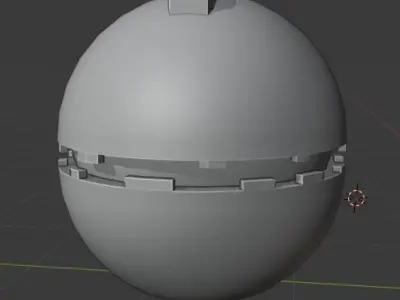 Star Wars Thermal Detonator  Low-poly 3D model