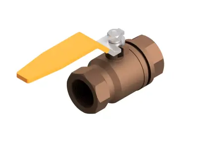Ball Valve 3D model order