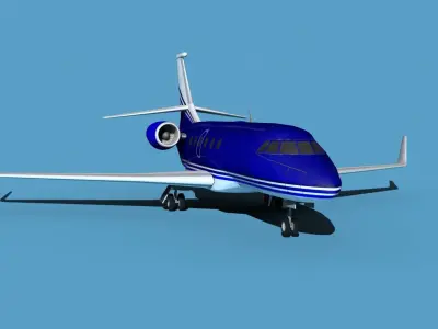 Dassault Falcon 2000 V01 3D model purchase