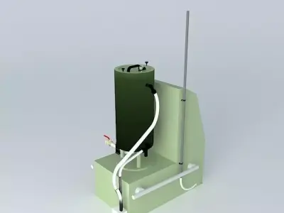 Paint mill Free 3D model