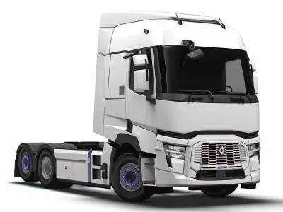 Renault E Tech T Tractor 6x2 2026 3D model