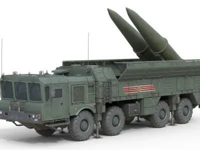 5 Military Vehicles Collection v29 Low-poly 3D model