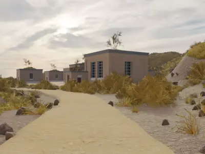 Golden Hills Village 3D model