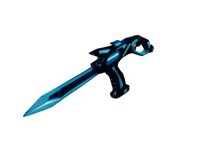 Futuristic Energy Blade Weapon 3D model