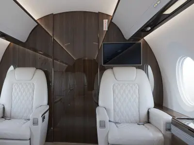 Business Jet Interior 3D model