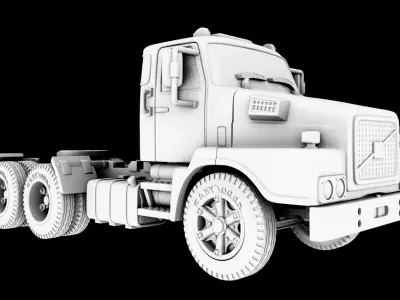 Brazilian classic truck 3D print model