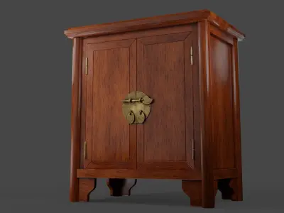 Chinese Dresser 3D model