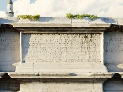 Roman Triumphal Arch - Photoscan 3D model