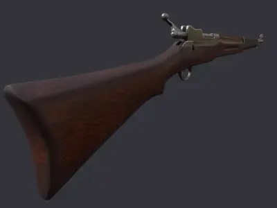 M1917 Enfield Low-poly 3D model