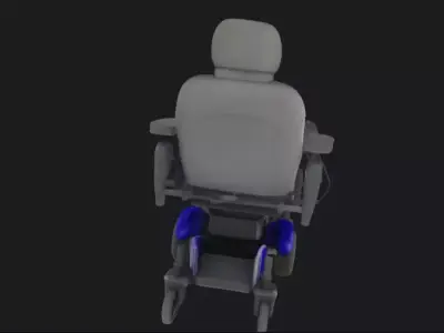 Golden Compass Sport Mobility Scooter 3D Model 3D model