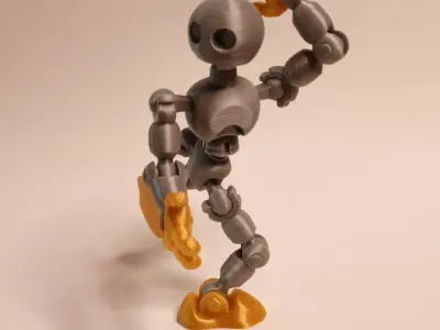 Flexi Articulated Robot FlexiBot Articulated Robot  3D print model