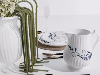 Table setting-H66 3D model