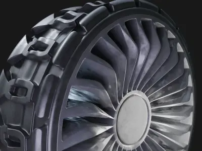 Air Free Wheel 3D 3D model