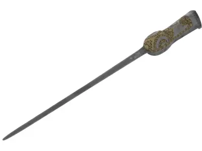 Pata Sword Low-poly 3D model