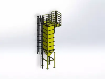 Cement filter Free 3D model