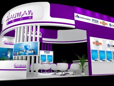Exhibition - Area - 9X6-3DMAX2009-078 3D model