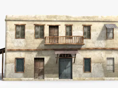 Arab x5 Low-poly 3D model