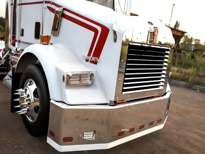 Kenworth T800 1992 Custom 3D model