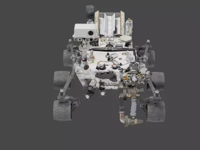 Mars Curiosity Rover Low-poly 3D model purchase