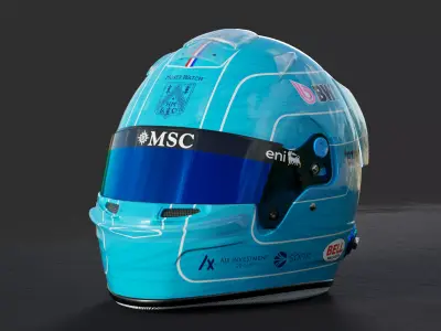 F1 Pierre Gasly Helmet 2026 3D model