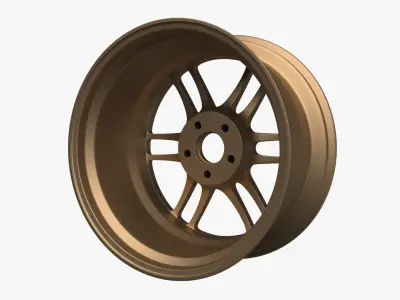 Enkei RPF1 Wheel Rim 3D model