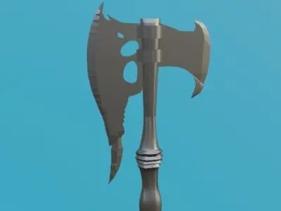Battle axe Free 3D model get
