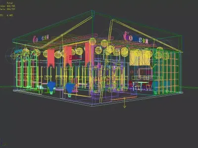 Exhibition - Area -10X12-3DMAX2009-061 3D model