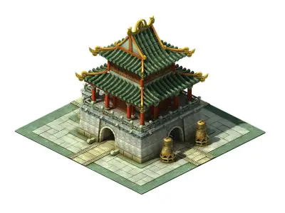 Ancient Architecture 3D model get