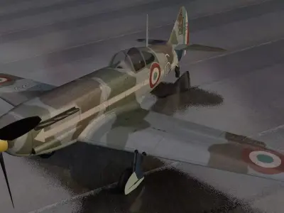 Dewoitine D-520 3D model