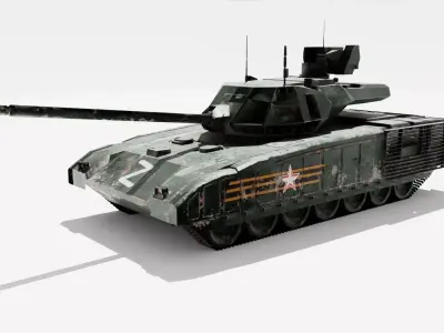 T-14 Armata Russian  3D model