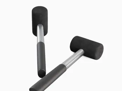 Rubber Mallet B 01 3D model
