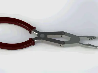 Double-X Pliers Free 3D model