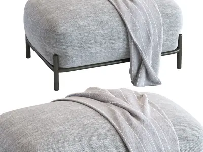 Pouf Pawai 3D model buy