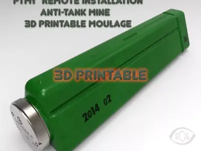 PTM1 remote installation antitank mine 3D Printable Moulage 3D model