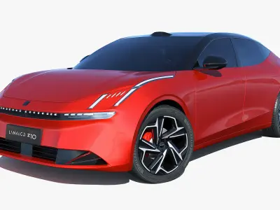 2025 Lynkco Z10 Low-poly 3D model