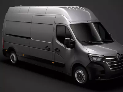 Renault Master L3H3 Van 2020 3D model