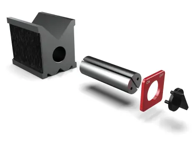 Magnetic Block 4K 3D model