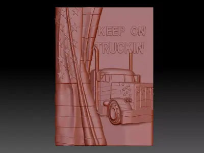 Keep on trucking 3D print model