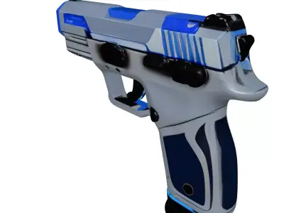 Futuristic SciFi Energy Pistol 3D model