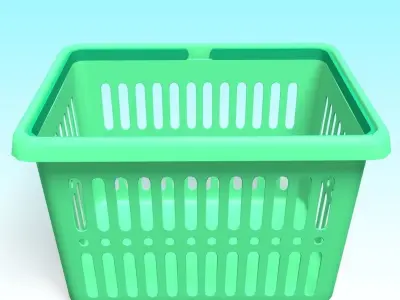 Plastic Basket 3D model