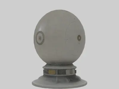 Time Travel Device Mo 1 Low-poly 3D model