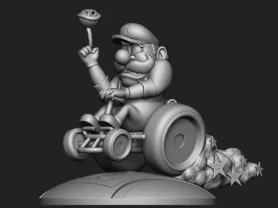 Mario Kart 3D Model 3D print model