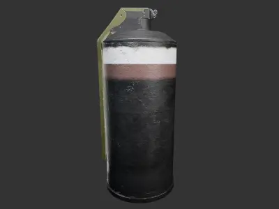 Mk141 Stun Grenade Low-poly 3D model