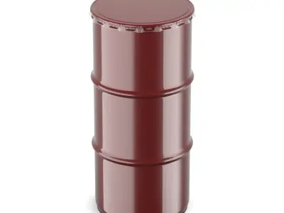 barrel 3D model 2