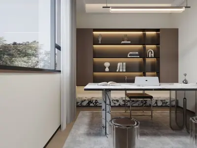 office room Free 3D model