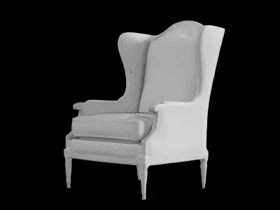 armchair 3d model 3D model purchase
