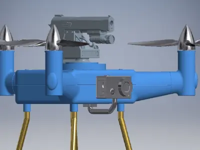 HSDrone 3d model 3D model